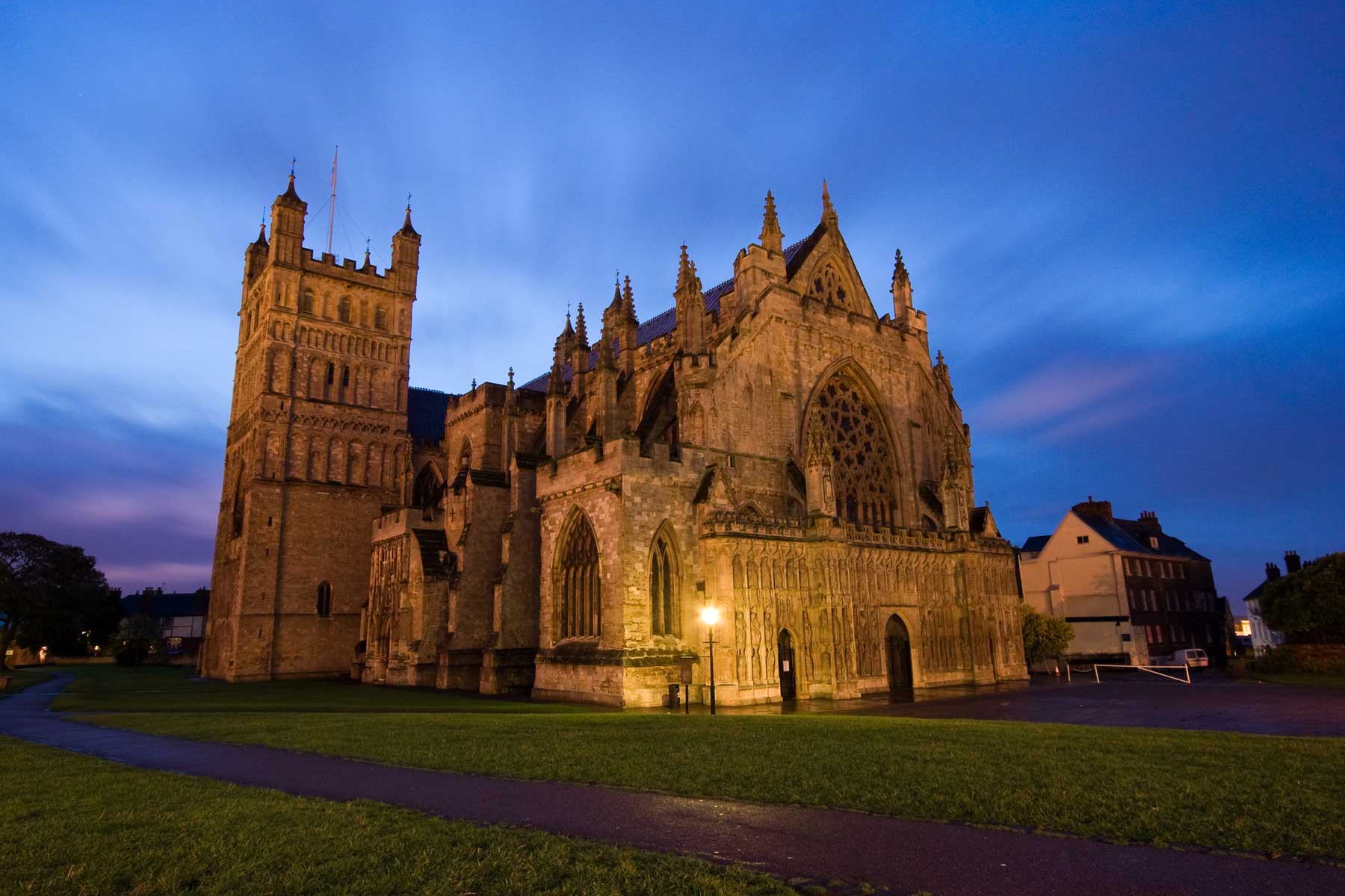 Recent antisocial behaviour Exeter Cathedral