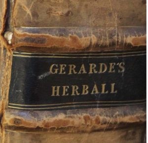 Label for Gerarde's Herbal