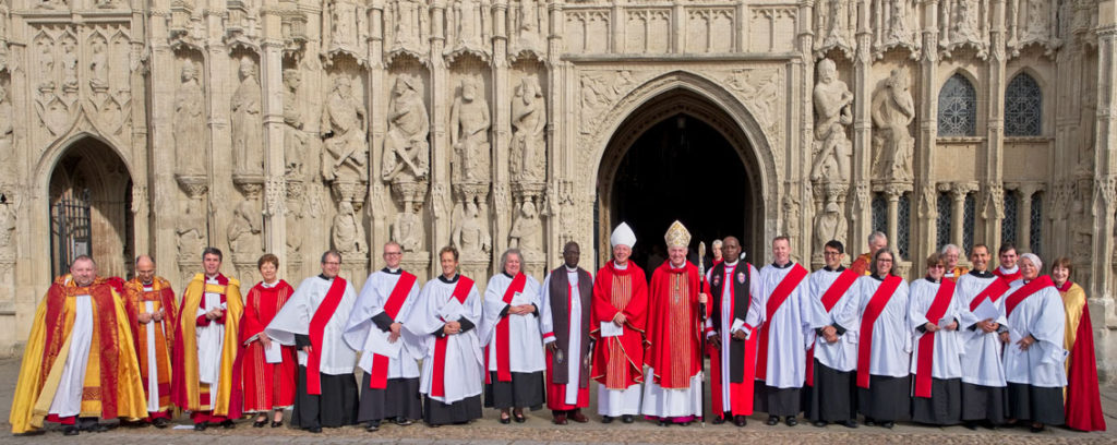 Ordination of Deacons at Exeter Cathedral 2018.