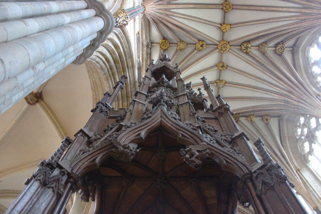 The Bishop's Throne, Exeter Cathedral