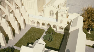 Design for the new Cloister Gallery. Image: Acanthus Clews Architects/Marvin Chic