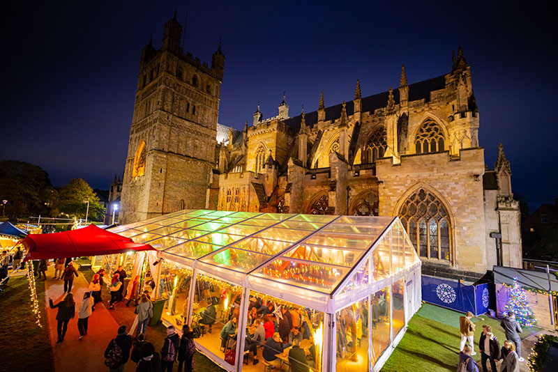 Exeter Cathedral Christmas Market Exeter Cathedral