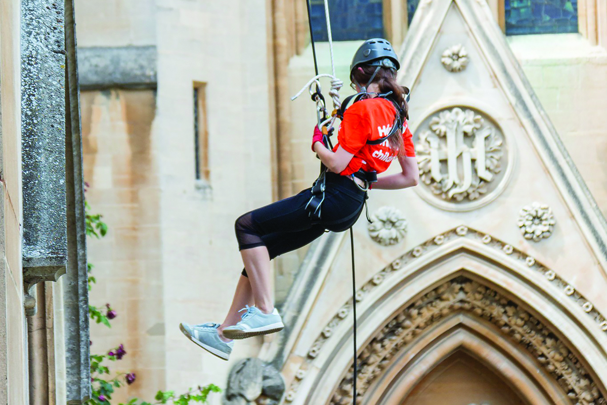 Come along to our Abseil Family Fun Day to watch a group of brave individuals descend Exeter Cathedral's North Tower. 