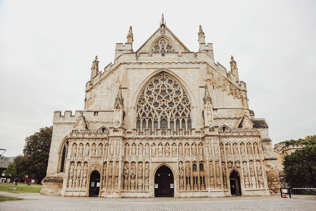 The West Front of Exeter Cathedral