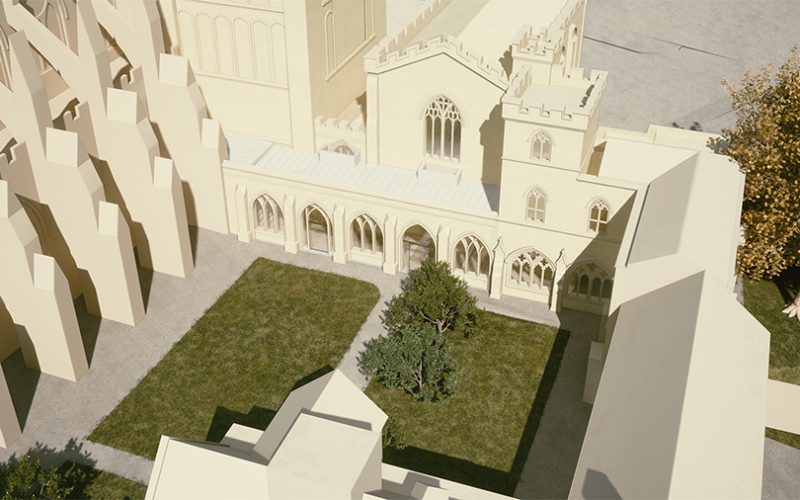 Design for the new Cloister Gallery. Image: Acanthus Clews Architects/Marvin Chic